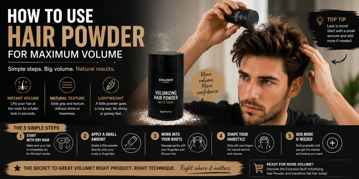 How to use Hair Powder banner
