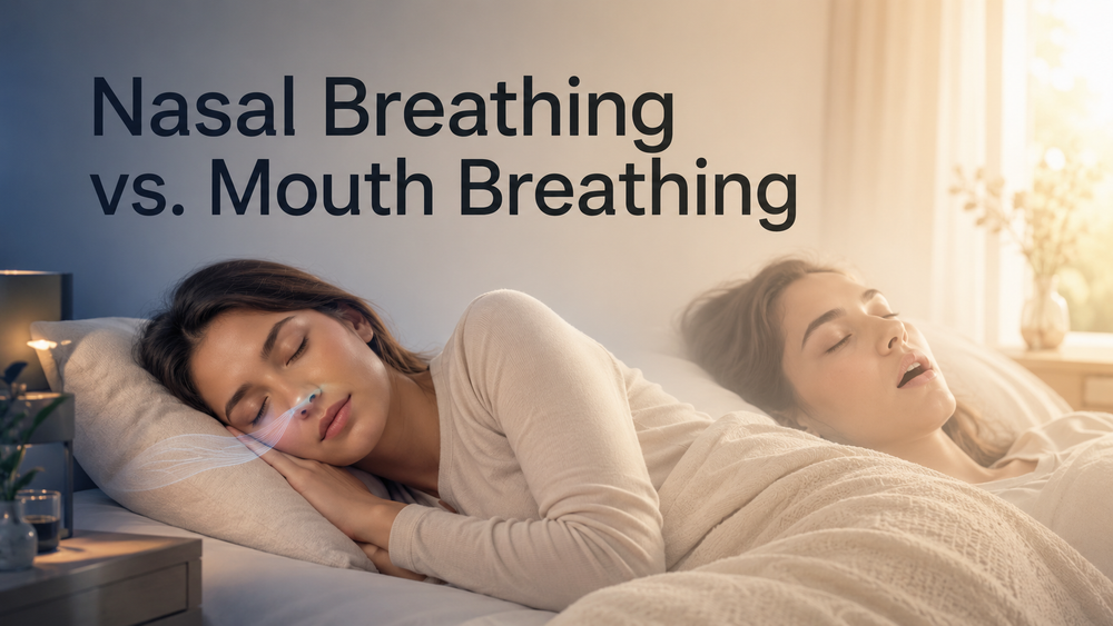 Nasal Breathing vs. Mouth Breathing While Sleeping