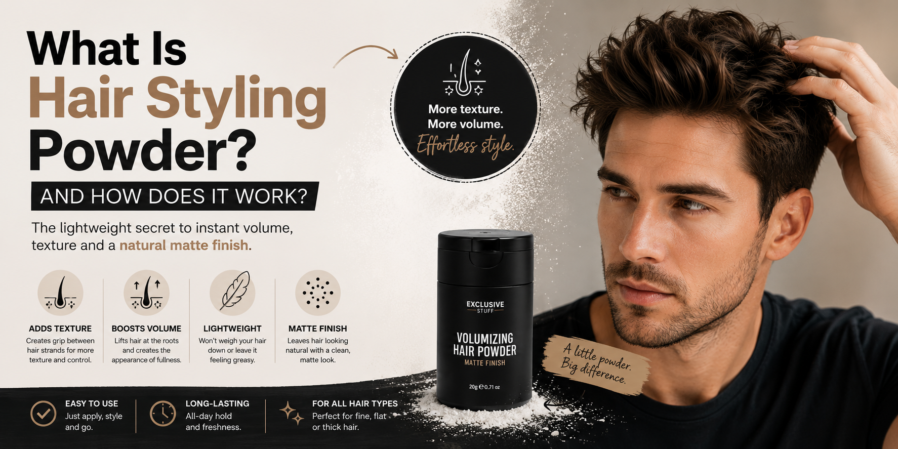 What Is Hair Styling Powder and How Does It Work?