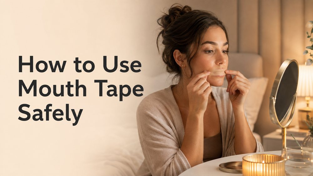 How to Use Mouth Tape Safely and Comfortably