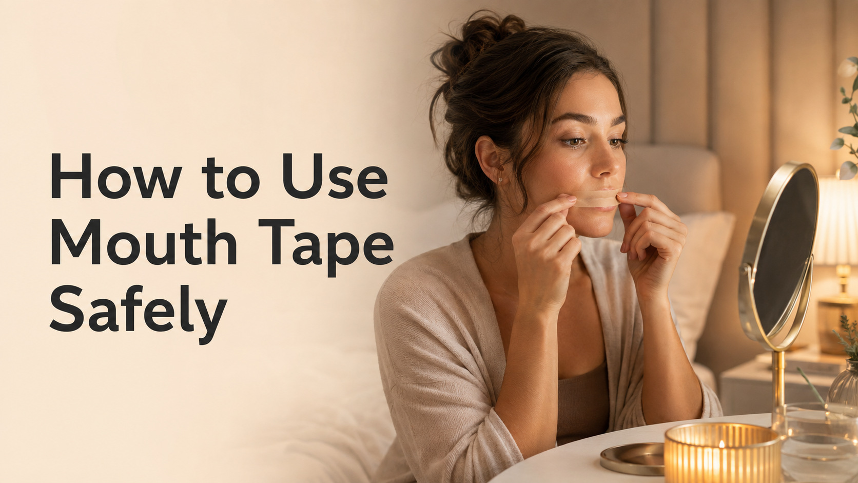 How to Use Mouth Tape Safely and Comfortably