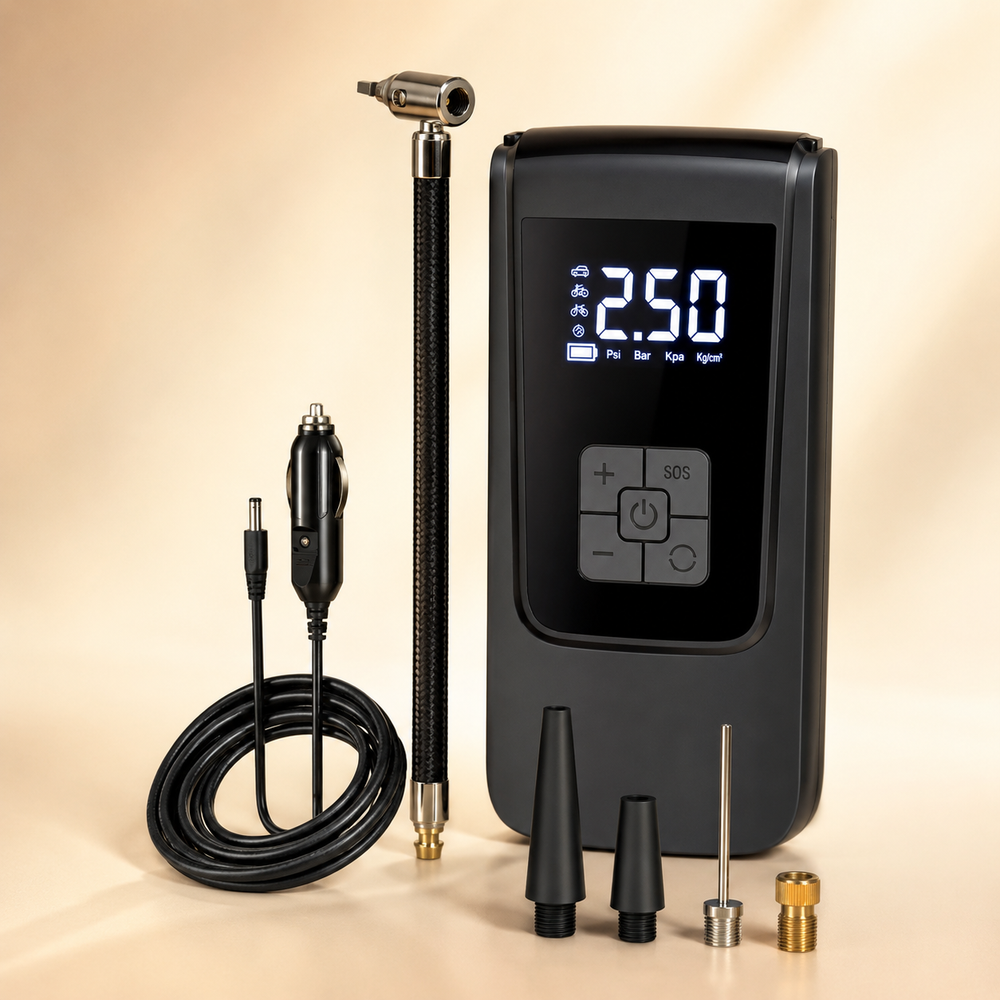 How to Use a Portable Tyre Inflator Safely and Effectively