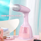 Steam Iron Garment Steamer Handheld Fabric 1500W Travel Vertical 350Ml Mini Portable Home Travelling for Clothes Ironing