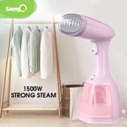 Steam Iron Garment Steamer Handheld Fabric 1500W Travel Vertical 350Ml Mini Portable Home Travelling for Clothes Ironing