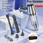 Car Vacuum Cleaner Wireless 95000PA Strong Suction Vacuum Cleaner Portable Handheld Vacuum Cleaner Blower 2In1 for Car Home