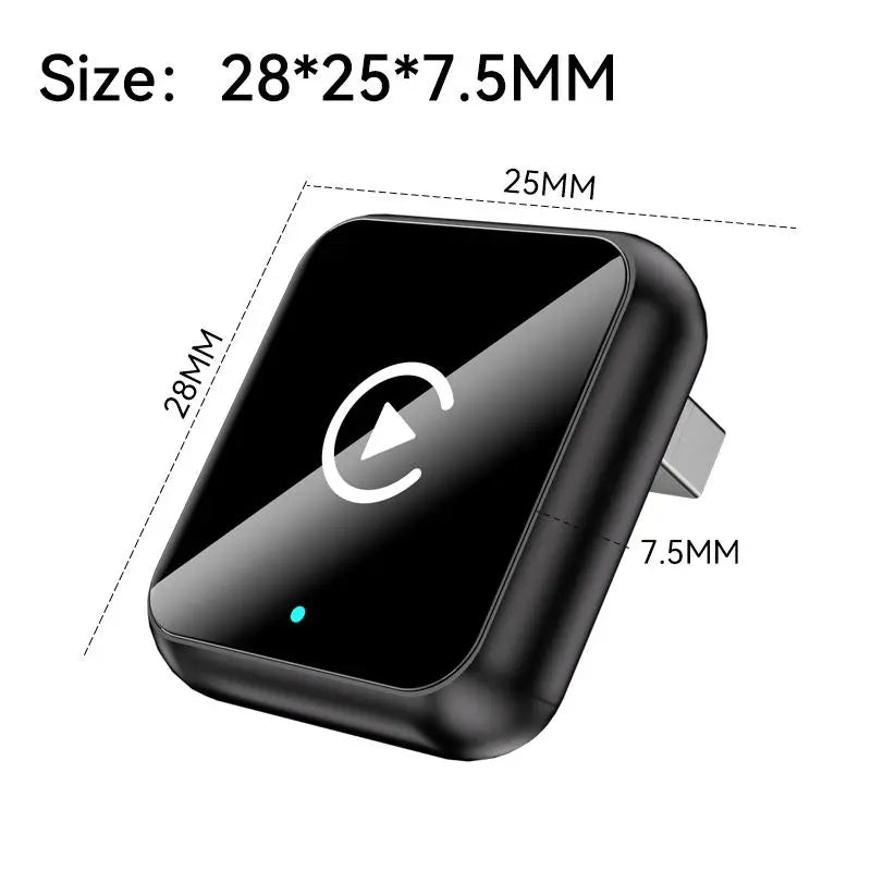 Aifine 2027 Wireless Carplay & Android Auto Adapter – Converts Factory Wired Carplay/Android Auto to Wireless, Plug & Play USB Dongle, for Vehicles with Built-In Wired Carplay or Android Auto Only