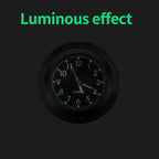 Aluminum Luminous Quartz Watch 22-25Mm Motorcycle Scooter Bicycle Handlebar Mount Clock Time Display Clock Moto Accessories
