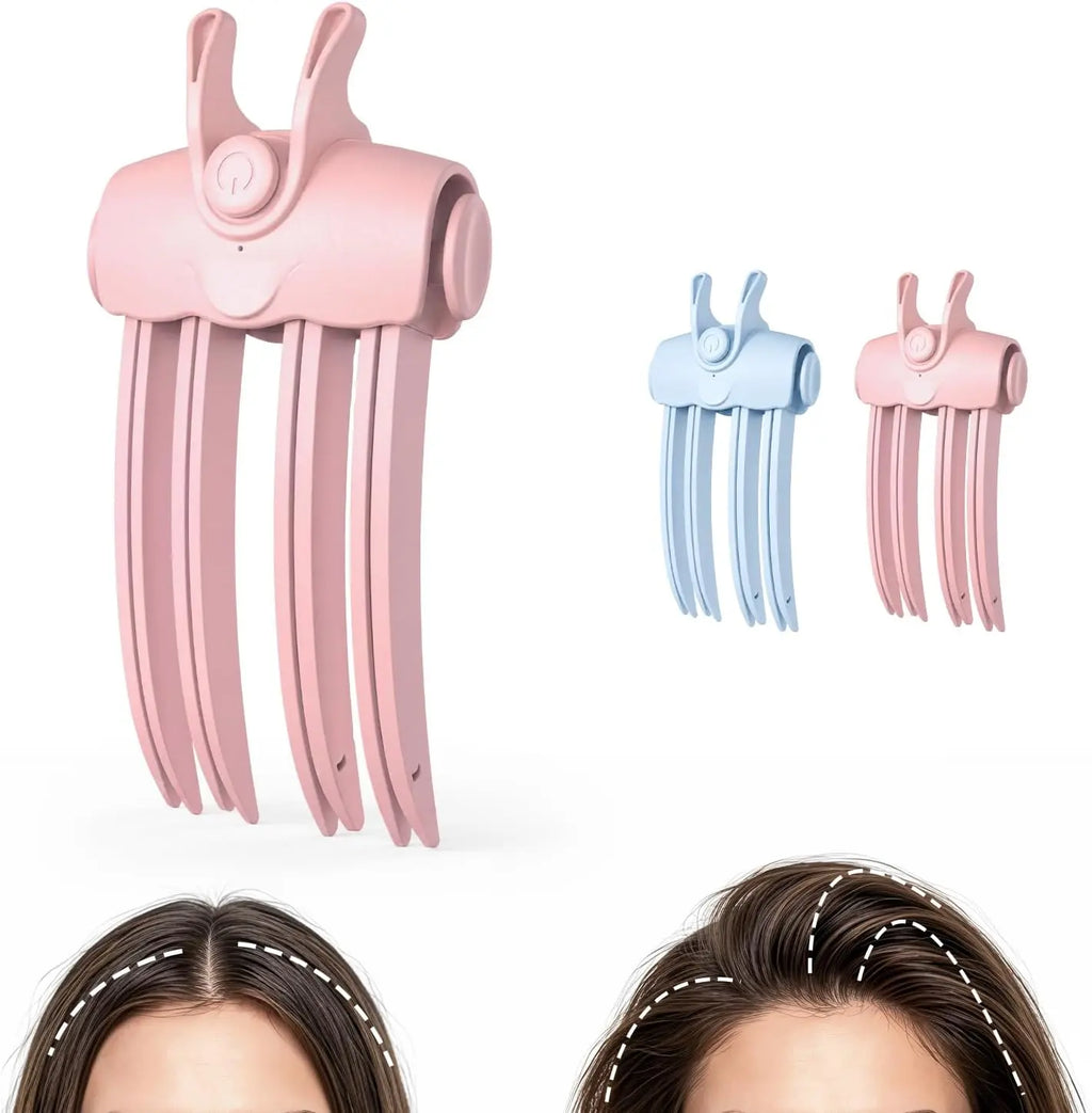 Heated Root Lift Hair Clip, Root Volumizer with Heated Teeth, Cordless Hair Styling Tool for Fine, Flat & Limp Hair, Quick Volume Touch-Ups