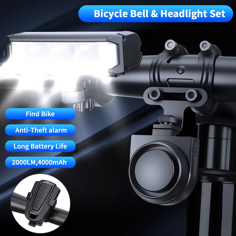 Rechargeable Bike Alarm with Remote