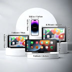 Portable car display for compatible phone integration