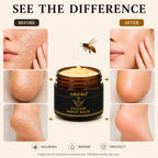 Organic Grass-Fed Beef Tallow Balm with Raw Honey - Handmade All-Natural Moisturizer for Soft, Smooth, Radiant Skin