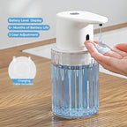 Kitchen 300Ml Automatic Liquid Soap Dispenser USB Rechargeable Touchless Hand High Capacity Detergent Bathroom Dispenser