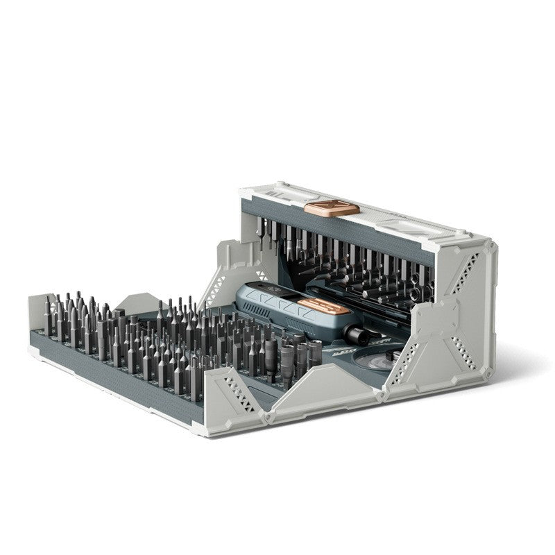 Bitmodules en handgreep in de JM8186 gereedschapskoffer