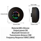 Bluetooth-douchespeaker met ledlicht en zuignap – IPX4