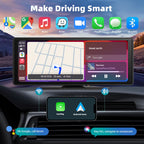 Wireless CarPlay dashboard touchscreen, alternate view