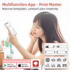 Phomemo Print Master-app met sjablonen en pictogrammen