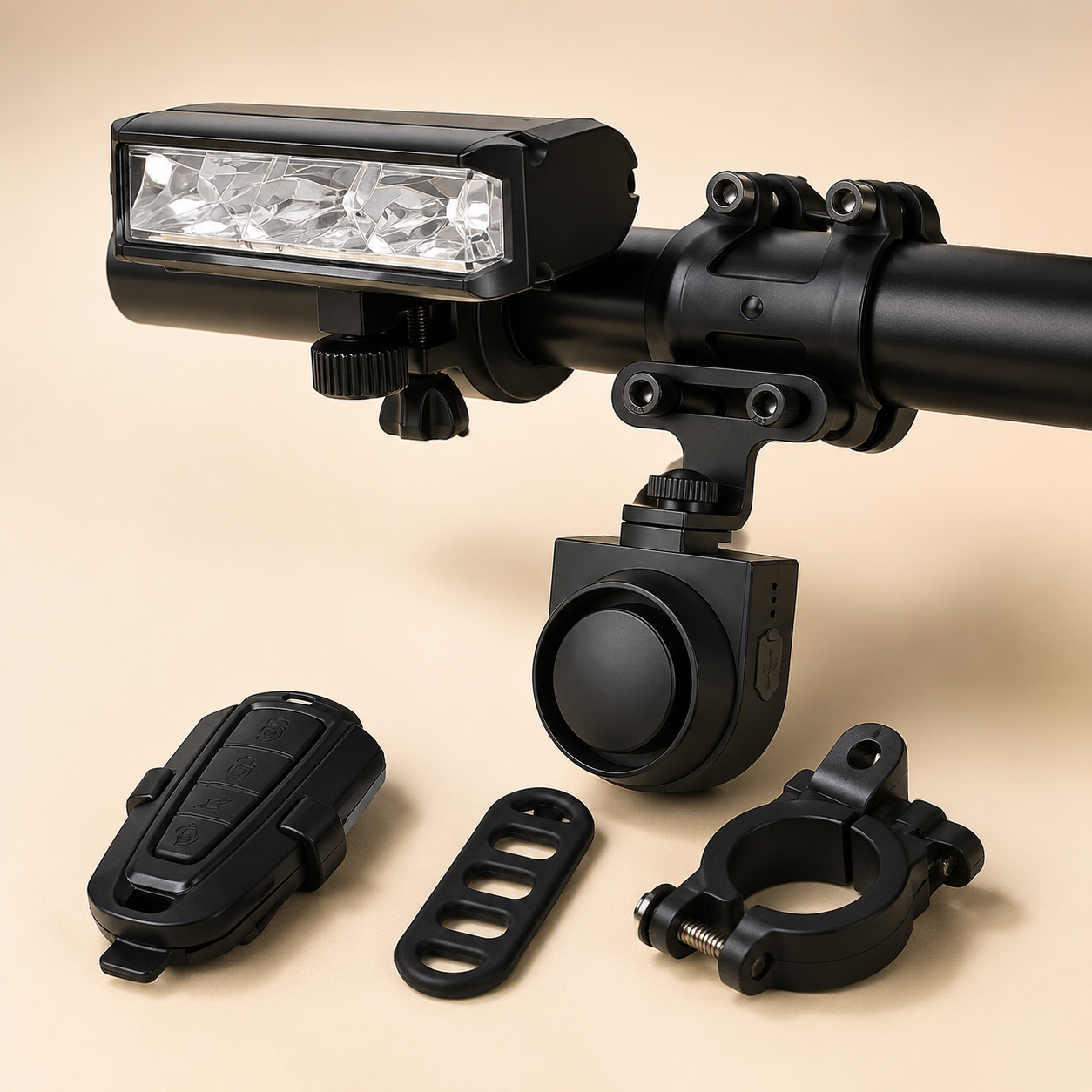 Rechargeable Bike Alarm with Remote