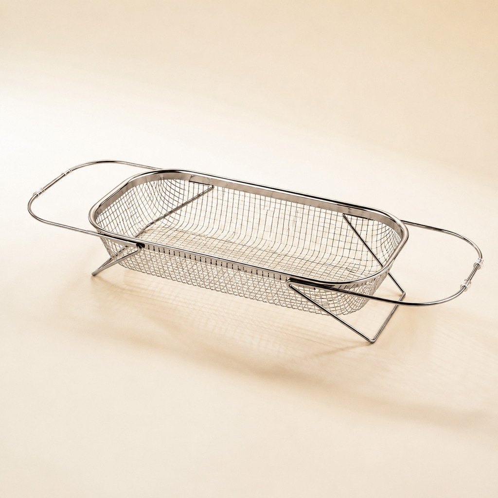 Stainless-Steel Over-the-Sink Colander