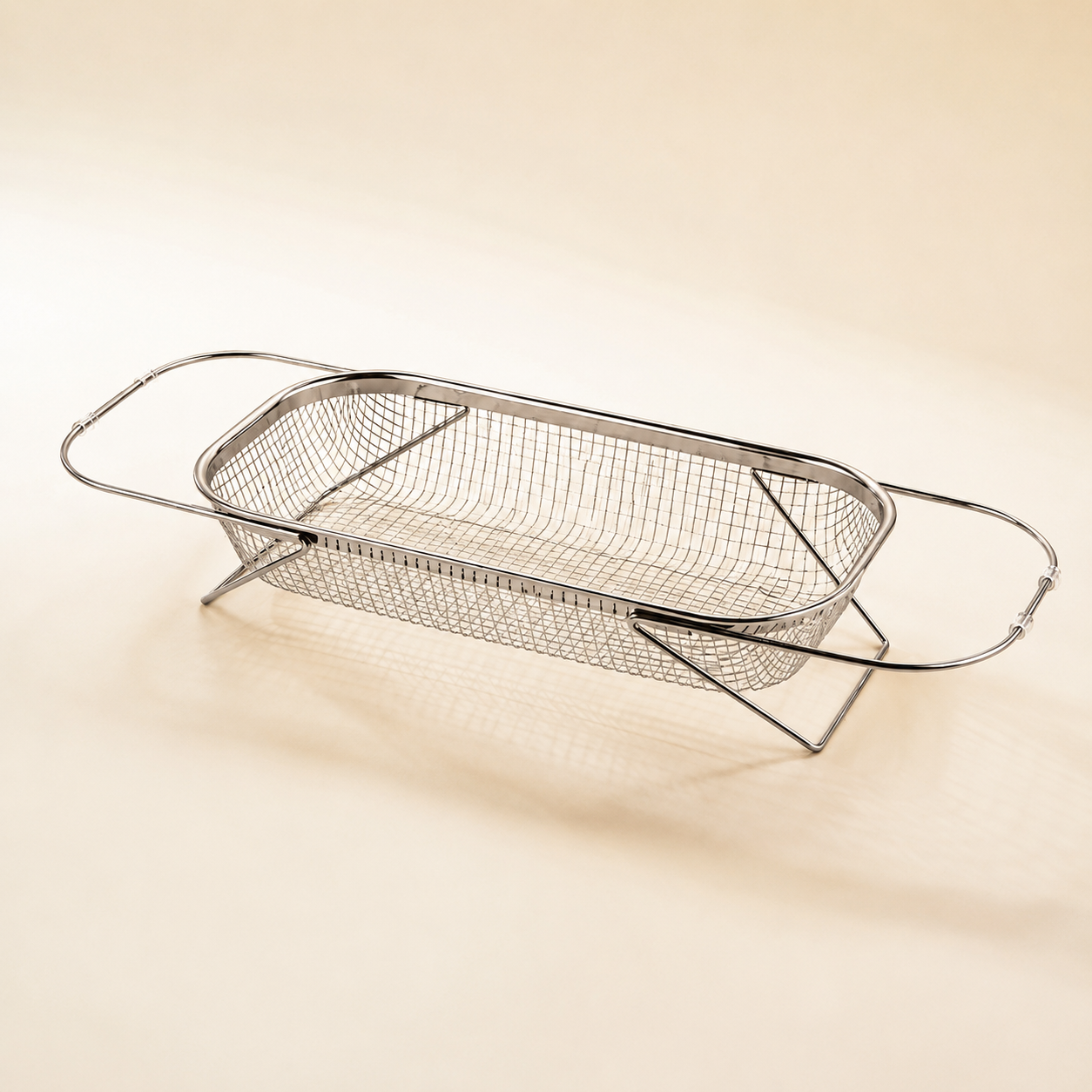 Stainless-Steel Over-the-Sink Colander