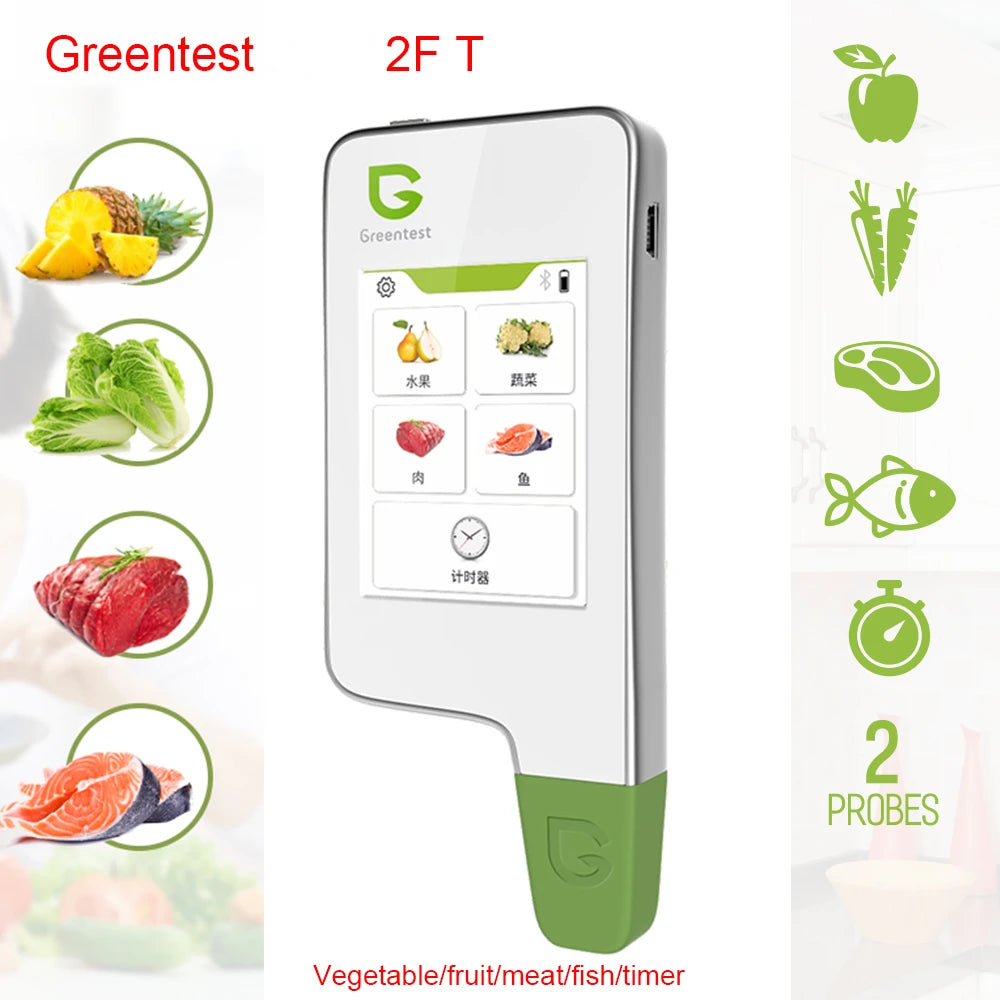 Food Safety Detector Portable New in Food Nitrate Tester Fruits and Vegetables Meat Radiation Nitrate Detection Health Care